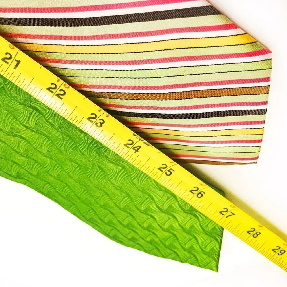 Bright Vintage Tie Bundle: RBM Green Silk & Wembley Striped Poly